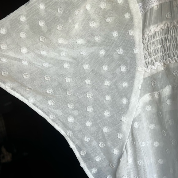 Swiss dot sheer Torrid top - Picture 4 of 5
